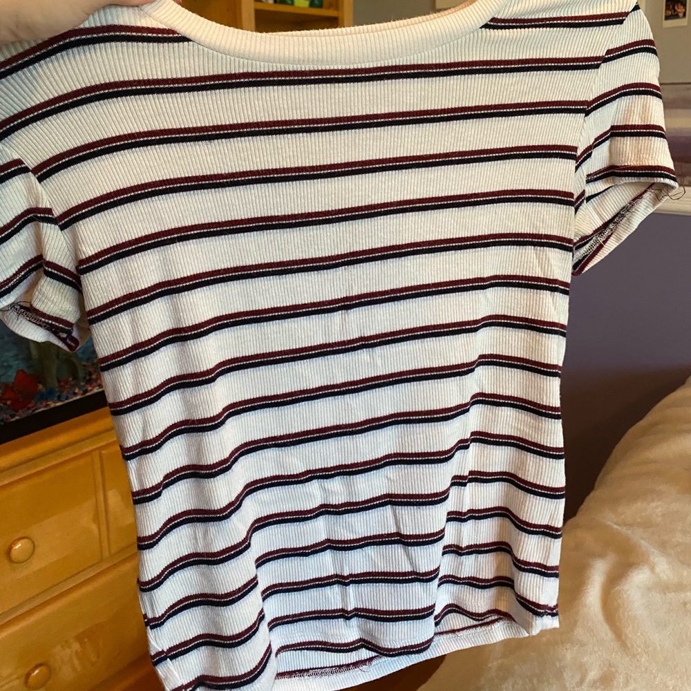 Garage striped top